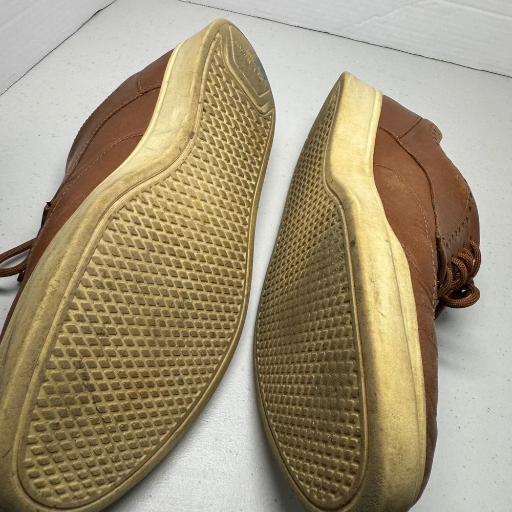 Cole Haan Grand Crosscourt Brown Leather‎ Wingtip Mens 11.5 M Sneakers C35974